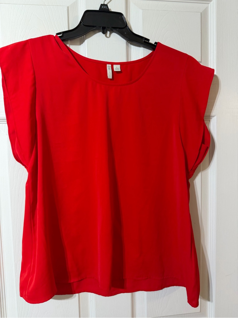 Cato Women's Bright Red Sleeveless Blouse